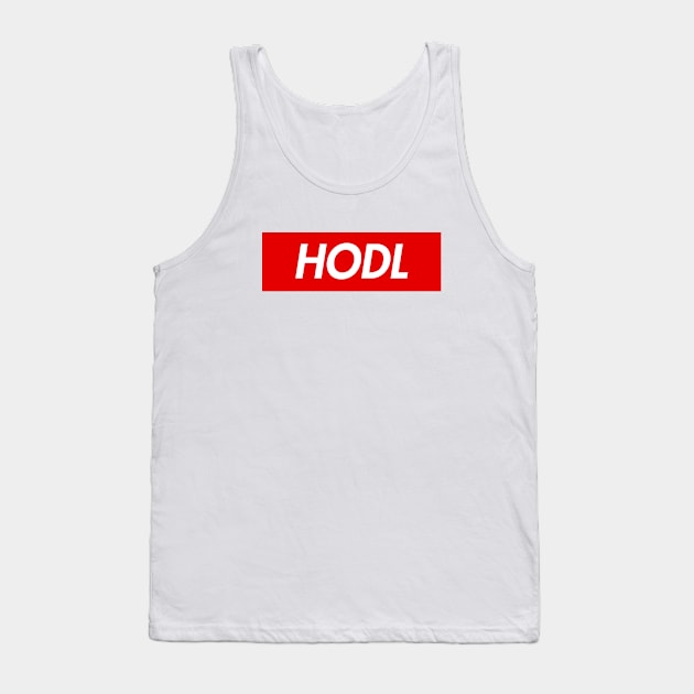 HODL Tank Top by YiannisTees